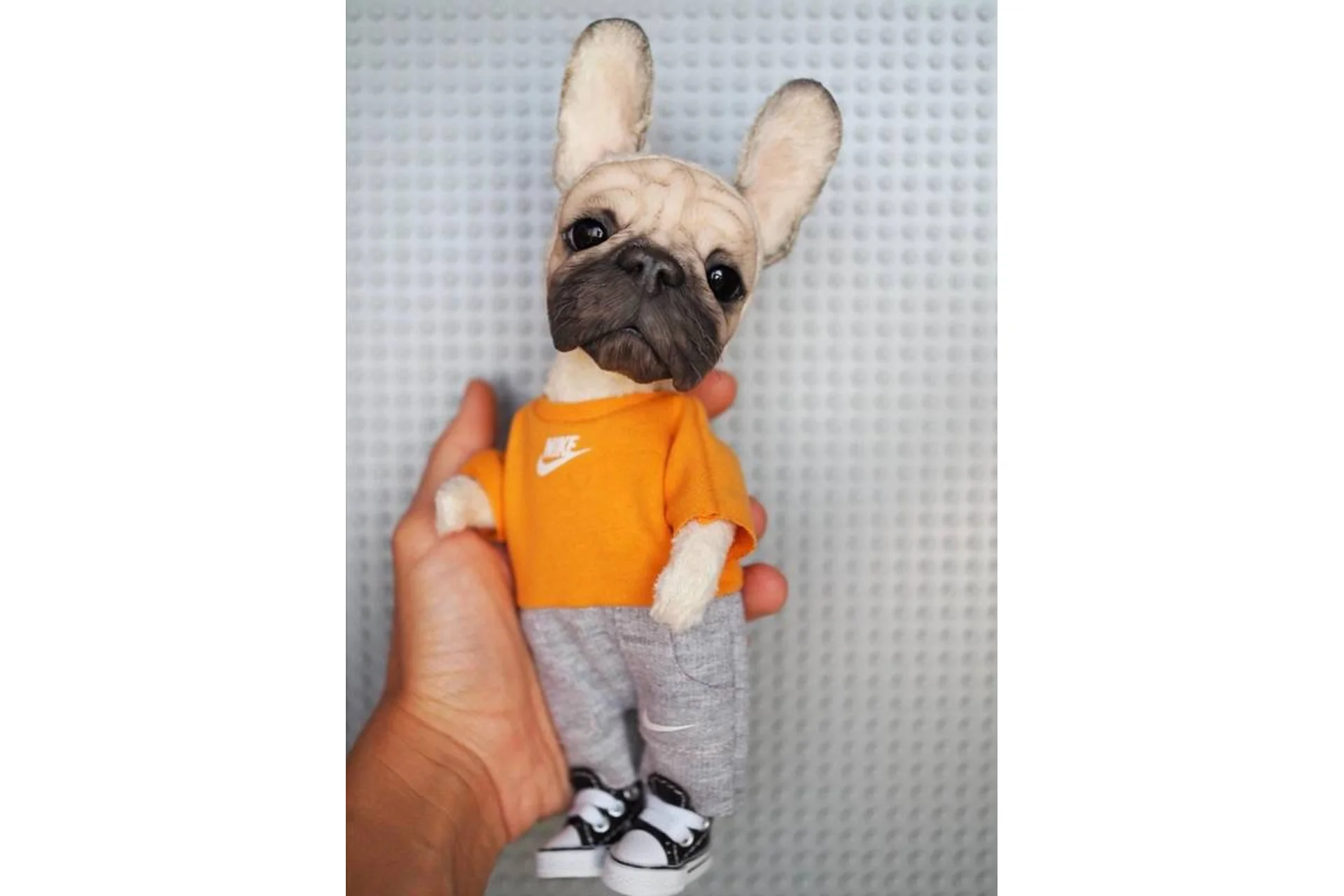 Французского Бульдога на каркасе в стиле Teddy Doll (Ольга Серебрякова), фото 1 из 1.