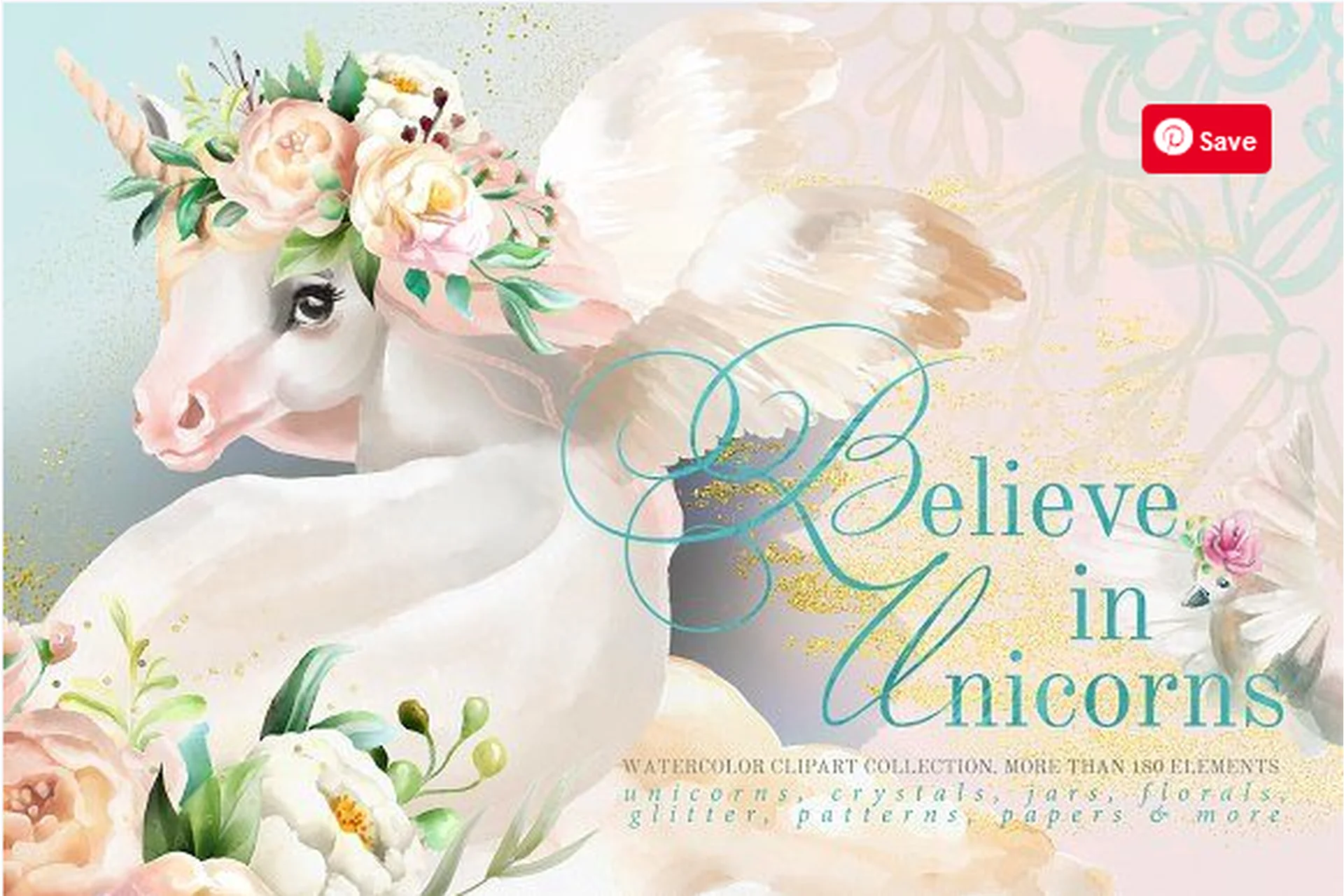 [Сreativefabrica] Believe in Unicorns (Anna Babich), фото 1 из 1.