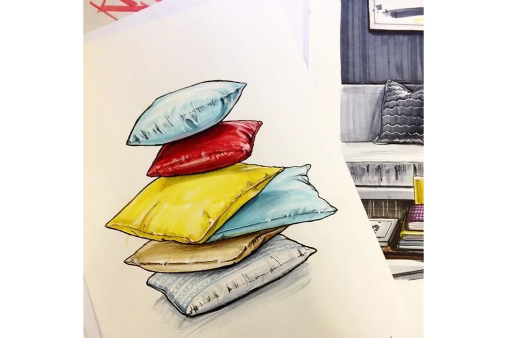 [FantasyRoom] Интерьерный скетчинг (Саша Гога), фото 1 из 1.