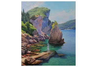 [Школа импрессионизма] У скал (Игорь Сахаров)