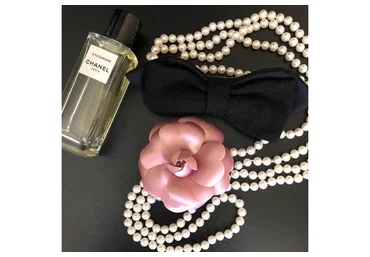 [Silkflora] Камелия «Коко» в стиле Шанель (Полина Кузнецова)