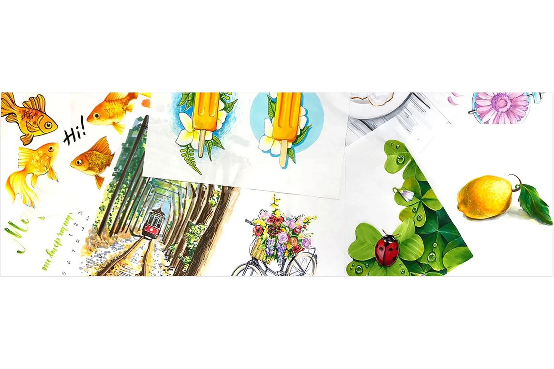 Основы маркерного скетчинга. Базовый курс (Вера Шерстобитова), фото 1 из 1.