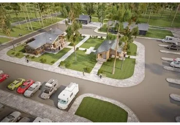 [Visschool] Экстерьер. База Отдыха - визуализация уголка Волгоградской поймы (Никита Ивановский)