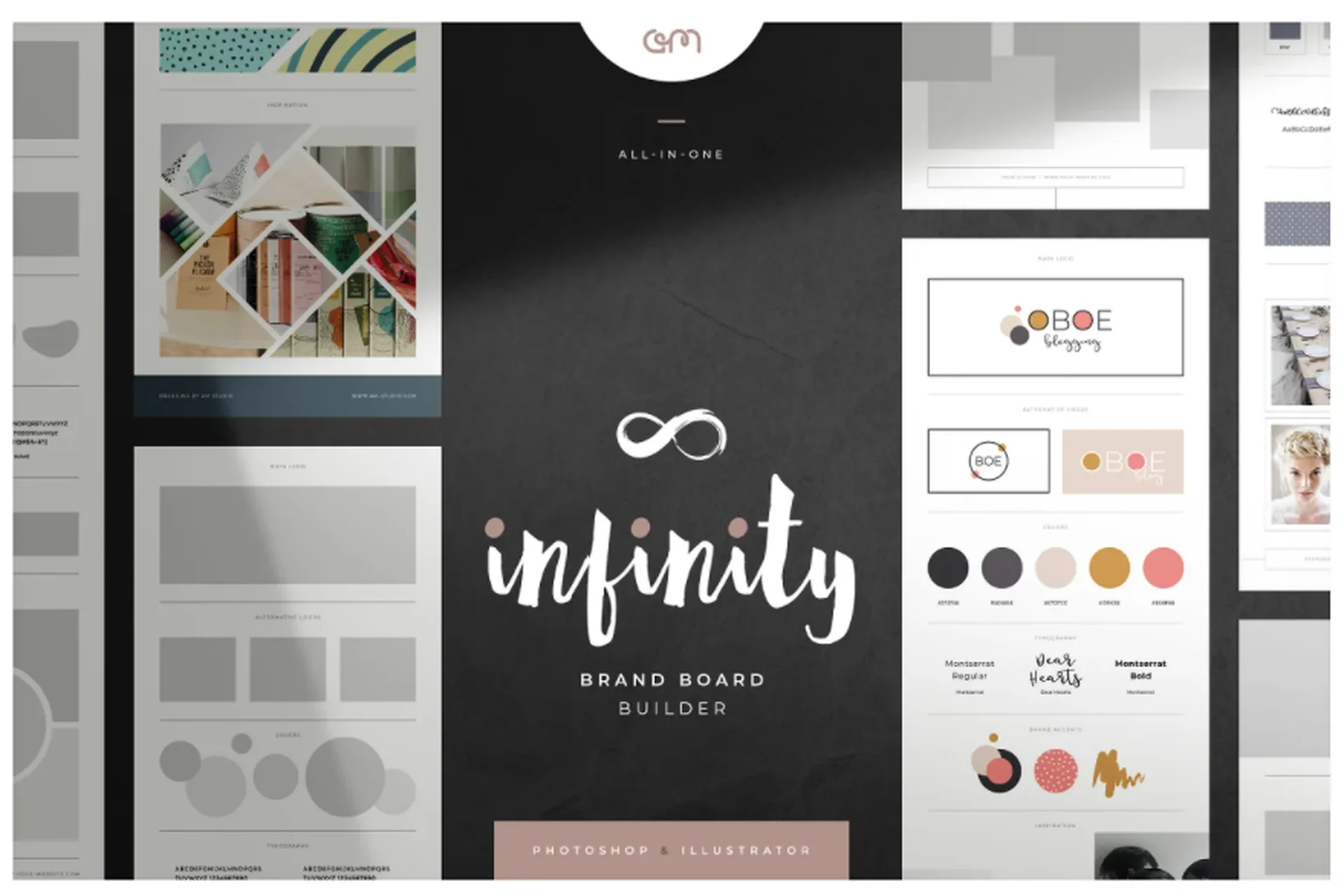 [AM Studio] Infinity Шаблон презентации / Infinity Brand Board Builder, фото 1 из 1.