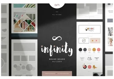 [AM Studio] Infinity Шаблон презентации / Infinity Brand Board Builder