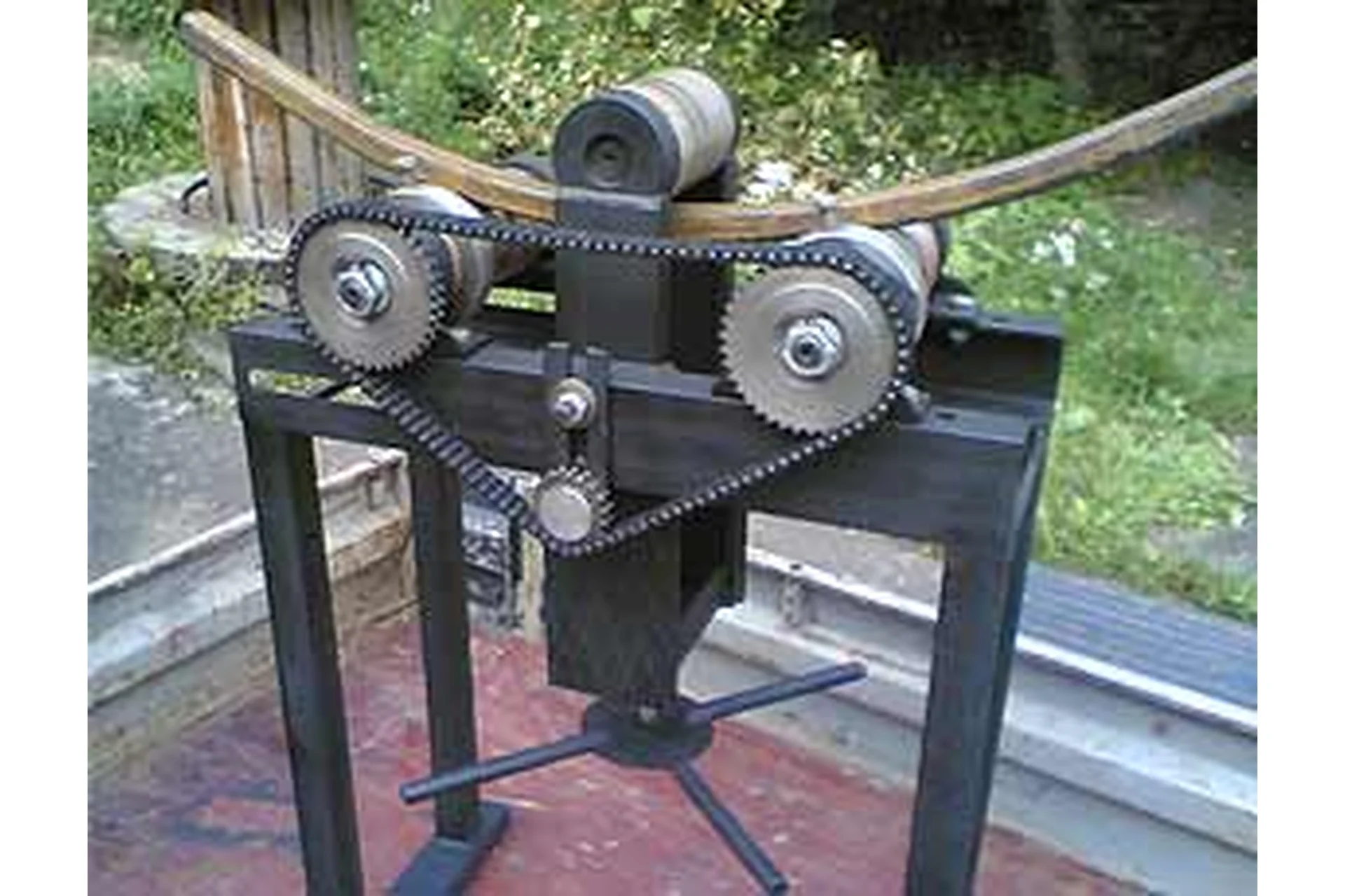 [biznesshop] Чертежи станка - ручной трубогиб прокатный большой, фото 1 из 1.