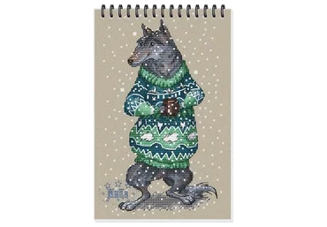 Схема для вышивки крестиком «Волк» (Екатерина Гафенко, Мила Вождь)