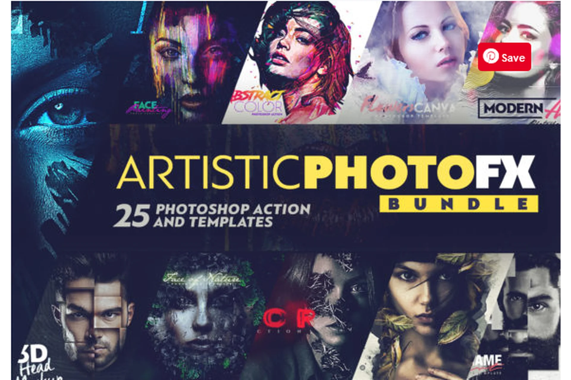 [Сreativefabrica] Artistic Photo FX (Набор художественных экшенов FX), фото 1 из 1.