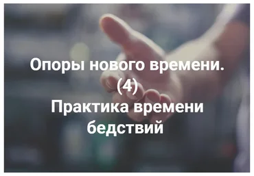 Практика времени бедствий (Елена Веселаго)