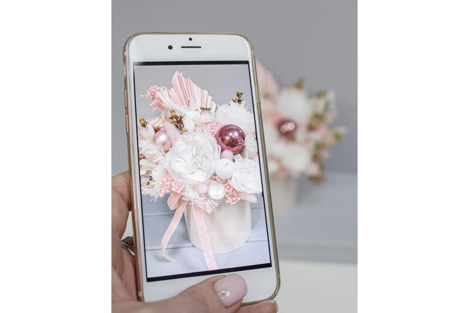 [ecoornament] Базовый курс по работе с сухоцветами. Кружка и букет  (Екатерина Игнатенко), фото 1 из 1.