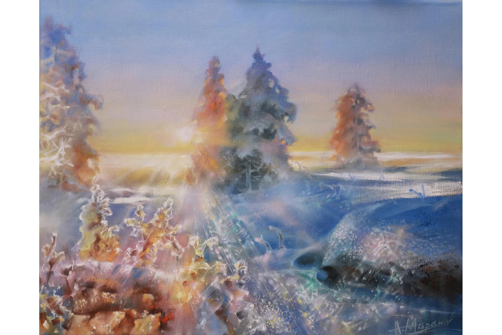 [Грандъ Живопись] Морозное утро (Александр Маранов), фото 1 из 1.