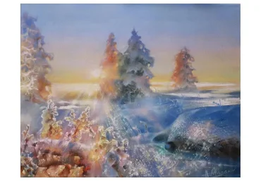 [Грандъ Живопись] Морозное утро (Александр Маранов)