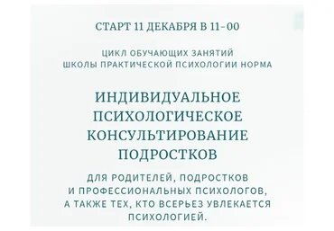 Индивидуальное психологическое консультирование подростков. Практика (Олег Леконцев, Илья Зудин)
