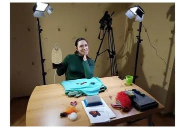 [Шерстяная ювелирка] Бабочка (Виктория Козырь)