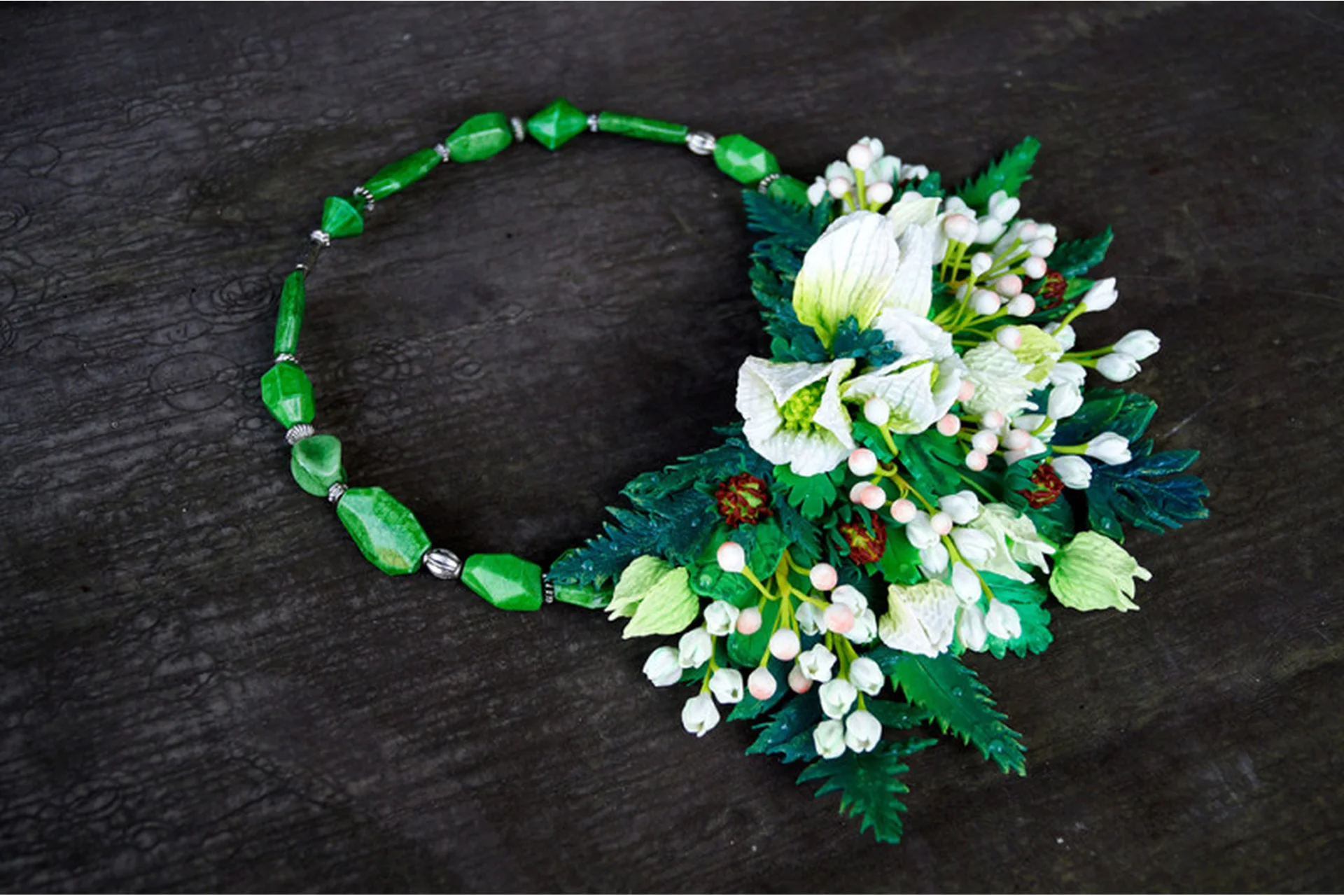 Свадебное колье (rusalina_cernit), фото 1 из 1.