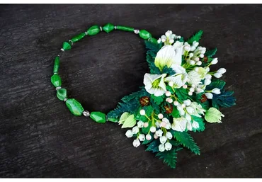 Свадебное колье (rusalina_cernit)