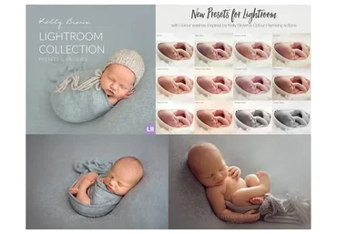 Набор НьюБорн Пресетов и Видео по Позированию. LR Collection, Newborn Posing (Kelly Brown)