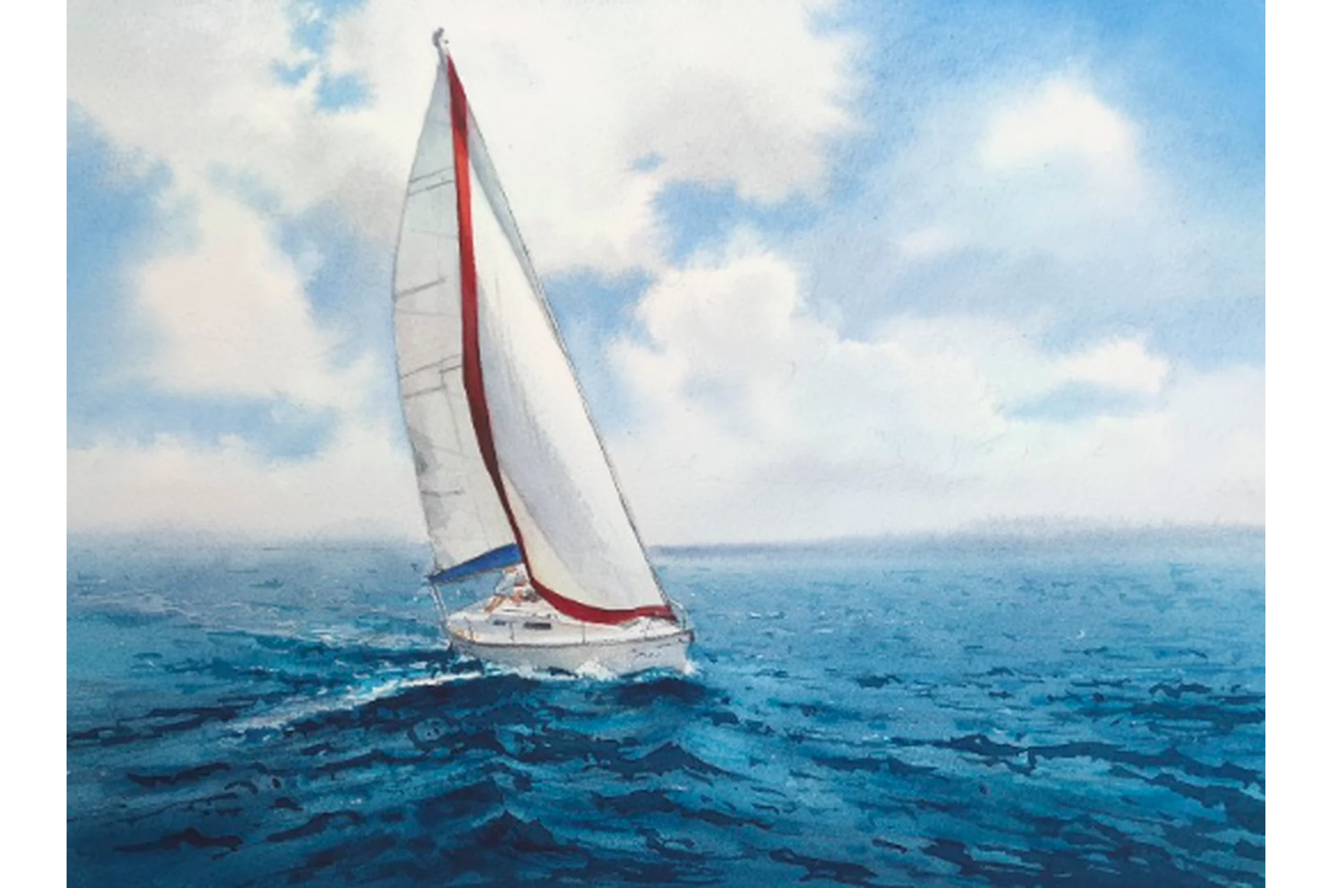 [Watermedia] Цвет моря (Татьяна Ширбидова, Наталья Нестерова), фото 1 из 1.