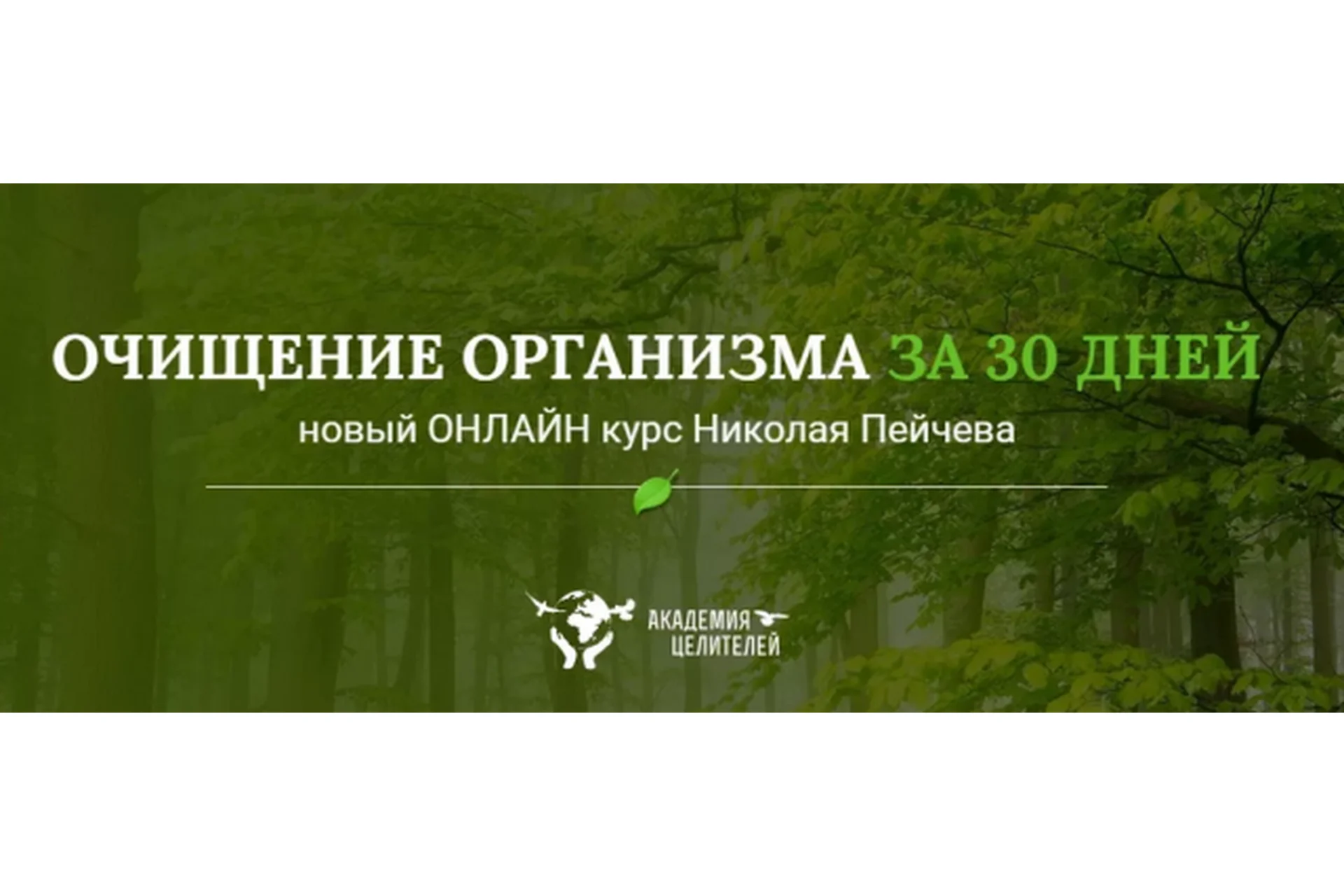 [Академия целителей] Очищение организма за 30 дней (Николай Пейчев), фото 1 из 1.