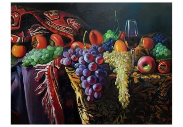 [Студия Живописи] Фрукты и вино (Ольга Базанова)