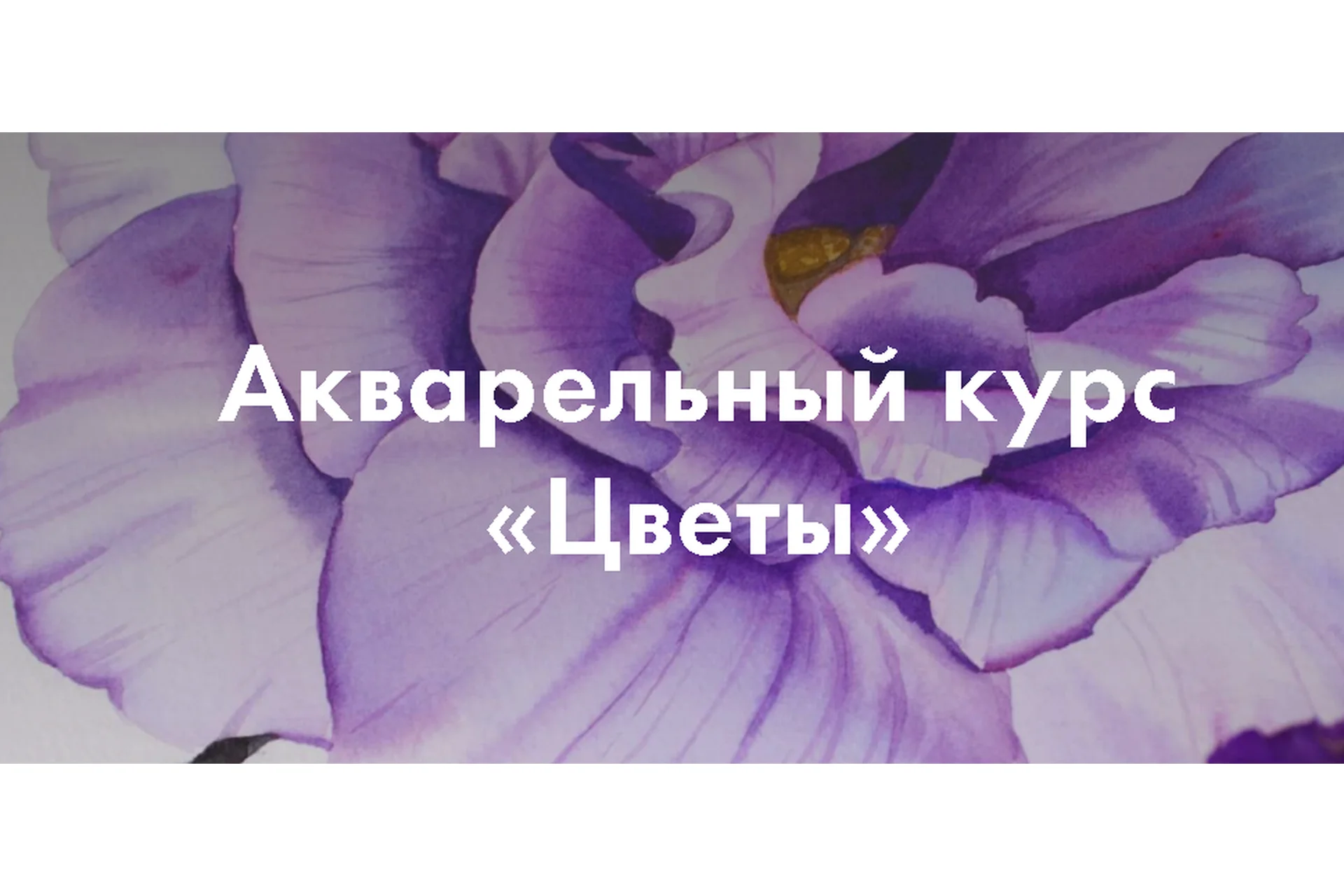 [GiArtS] Онлайн курс по акварели «Цветы». Тариф Ромашка (Елизавета Краснова,Ирина Глазунова), фото 1 из 1.