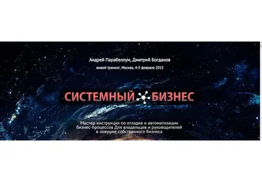 Системный бизнес (Андрей Парабеллум, Дмитрий Богданов)