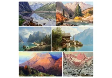 Горные пейзажи в работах старых мастеров (Александр Кугель)