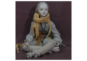 Комбинированная шарнирная кукла (Амала Наталья Чикурова)