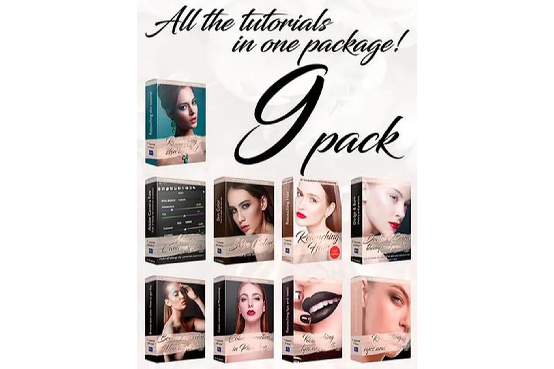 Набор уроков по hi-end ретуши, на английском (Анна Бекетова), фото 1 из 1.