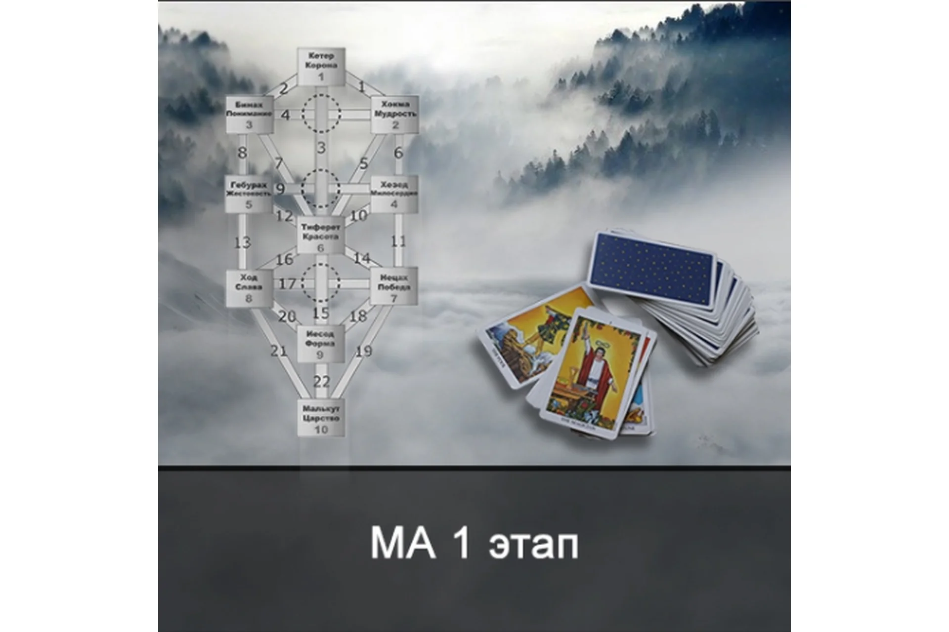 [Школа Меньшиковой] 2 курс Таро Малые Арканы. 1 этап (Ксения Меньшикова), фото 1 из 1.