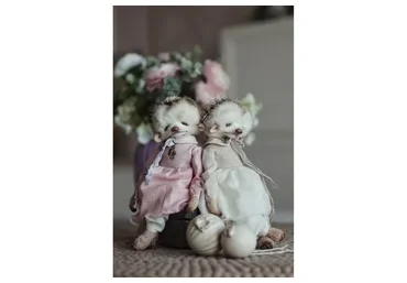 [Школа авторской игрушки] Будуарный ёжик (Марика Шмидт)