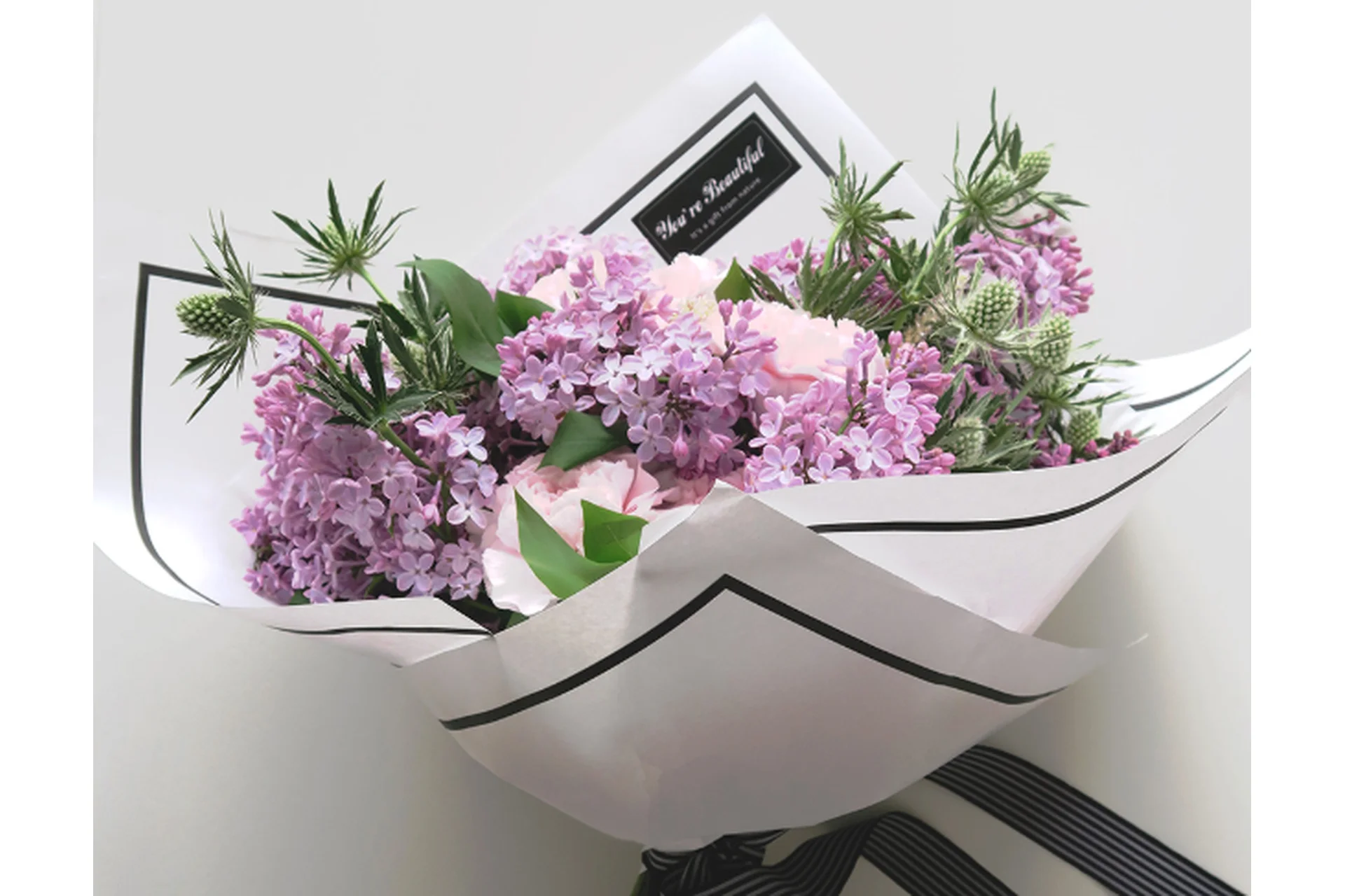 [Flower School] Упаковка букета (Екатерина Андрюкова), фото 1 из 1.