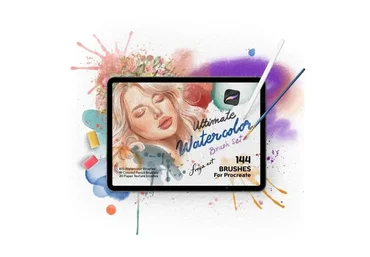 [Кисти] Ultimate Watercolor Set for Procreate (Freya.art)