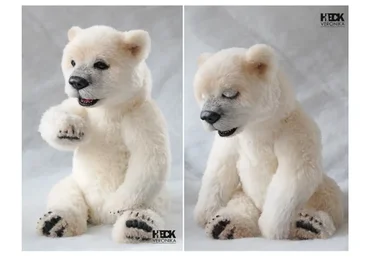 Медвежонок в стиле натюр (Вероника Хек)