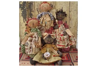 [SweetMeadowsFarm] Примитивные чердачные куклы и игрушки