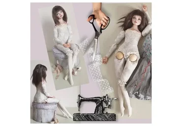 Выкройка подвижного тела с бедренными шарнирами (Марина Минина)