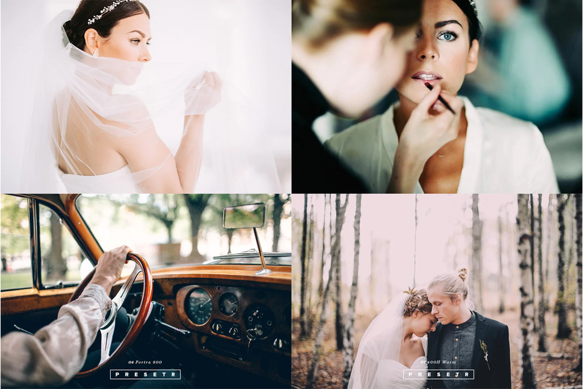 [Presetr] Набор пленочных свадебных пресетов. Bundle: One, Two, Three, Toolkit, фото 1 из 1.