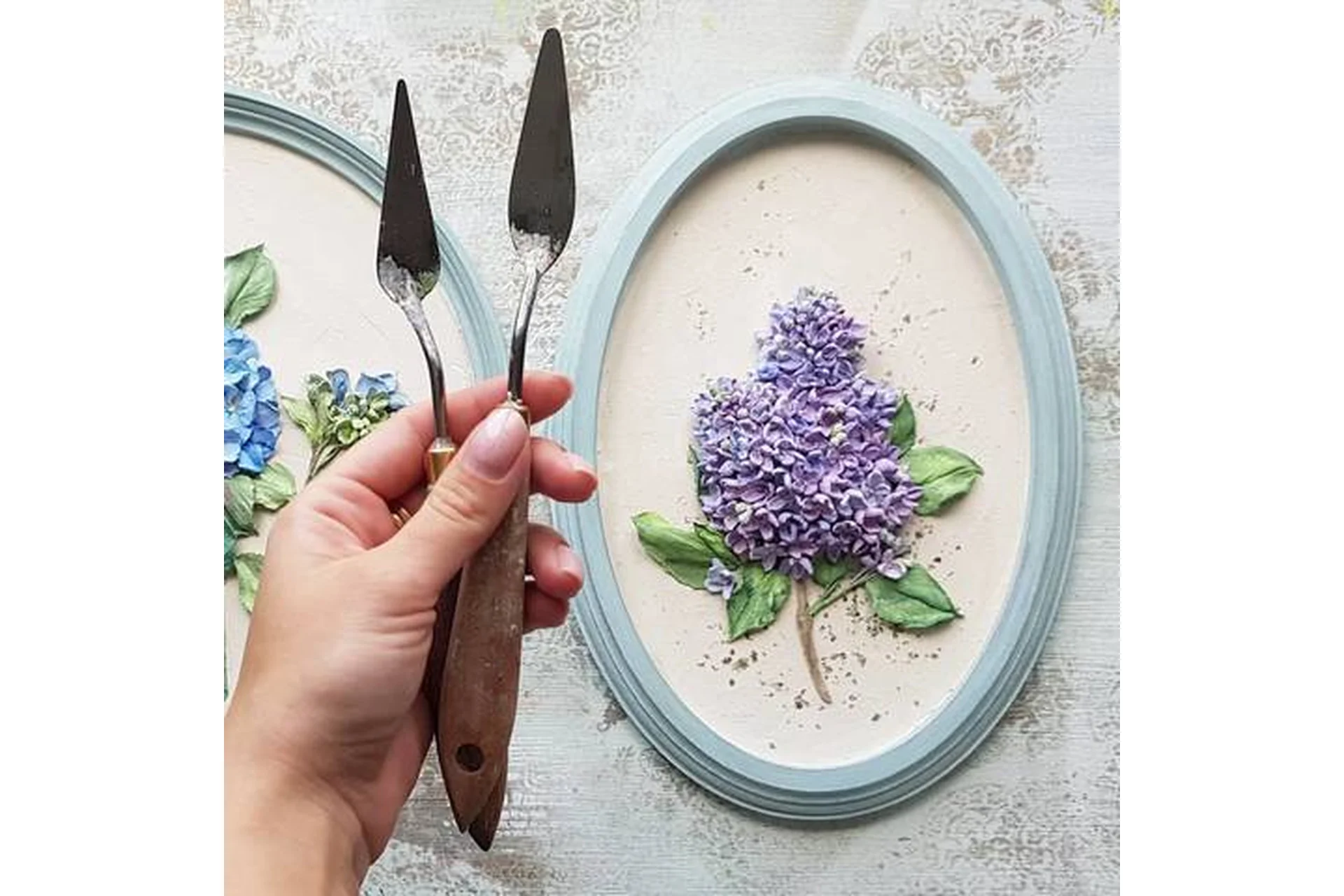 [Скульптурная живопись] Сирень (Виктория Осипова), фото 1 из 1.