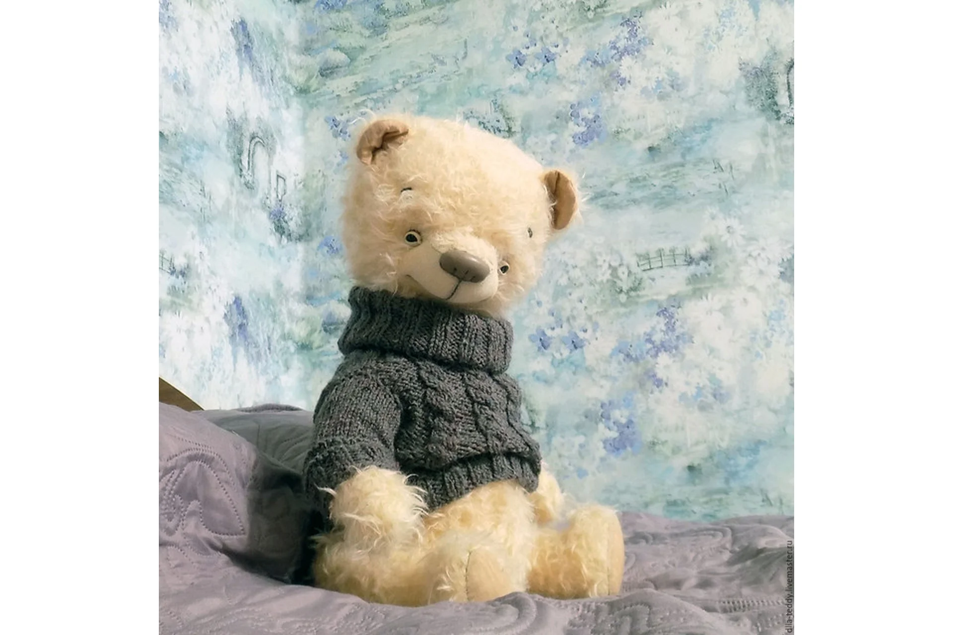 Мишка Тедди великан, 50 см + 30 см (Лилия Небессная), фото 1 из 1.