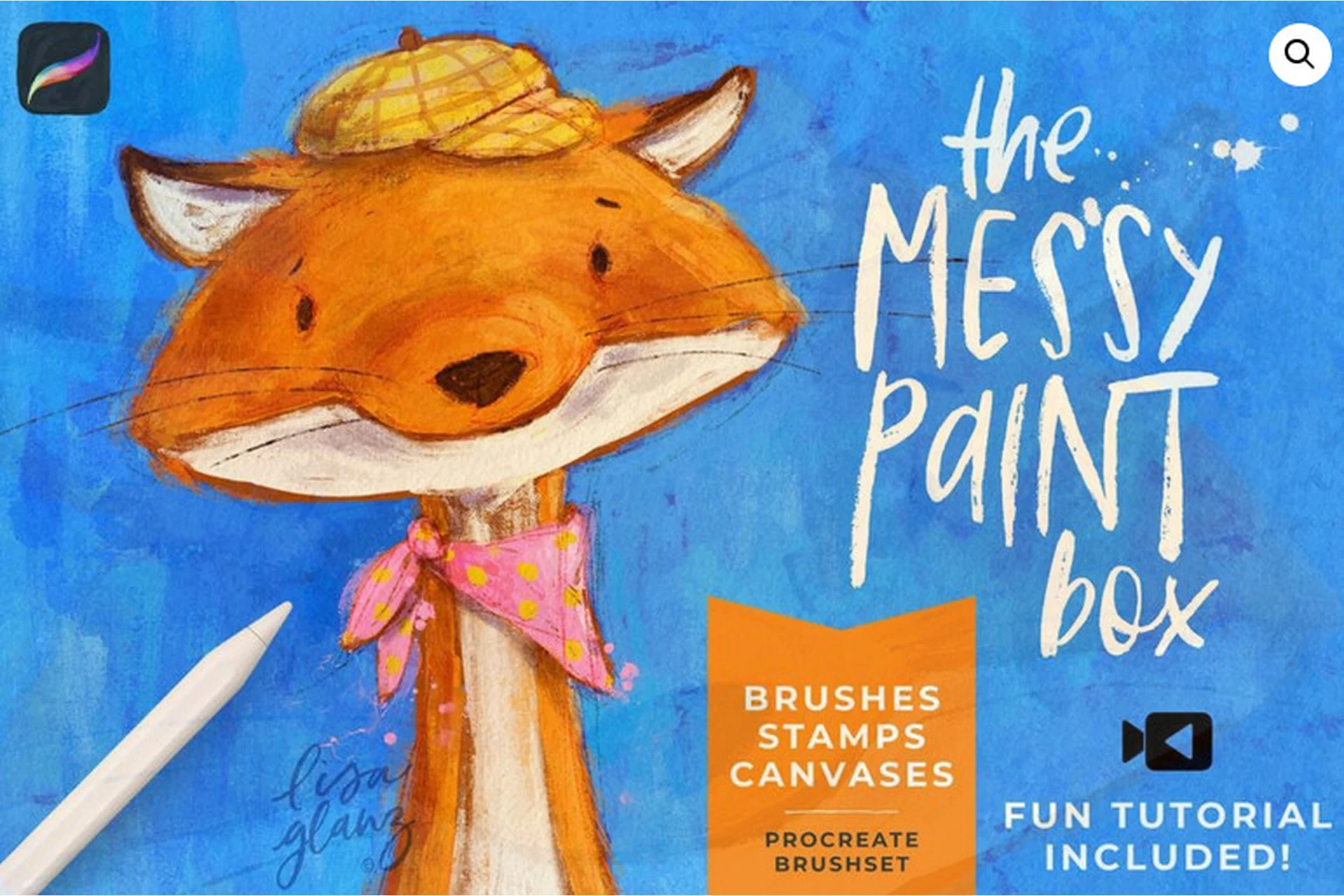 [Кисти] The Messy Paint Box для Procreate (Lisa Glanz), фото 1 из 1.