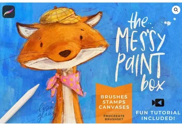 [Кисти] The Messy Paint Box для Procreate (Lisa Glanz)