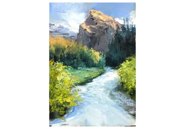 Горная река (Анна Маратканова)