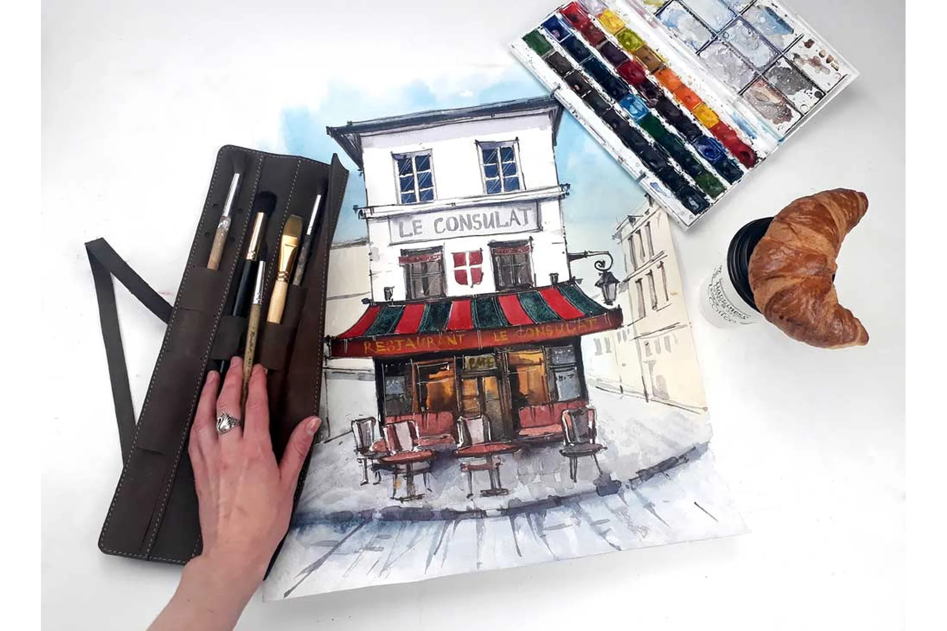 [Художник online] Основы скетчинга маркерами и акварелью, фото 1 из 1.