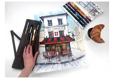 [Художник online] Основы скетчинга маркерами и акварелью