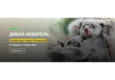 [KalachevaSchool] Дикая акварель. Тариф Стандарт (Алиса Калинова)