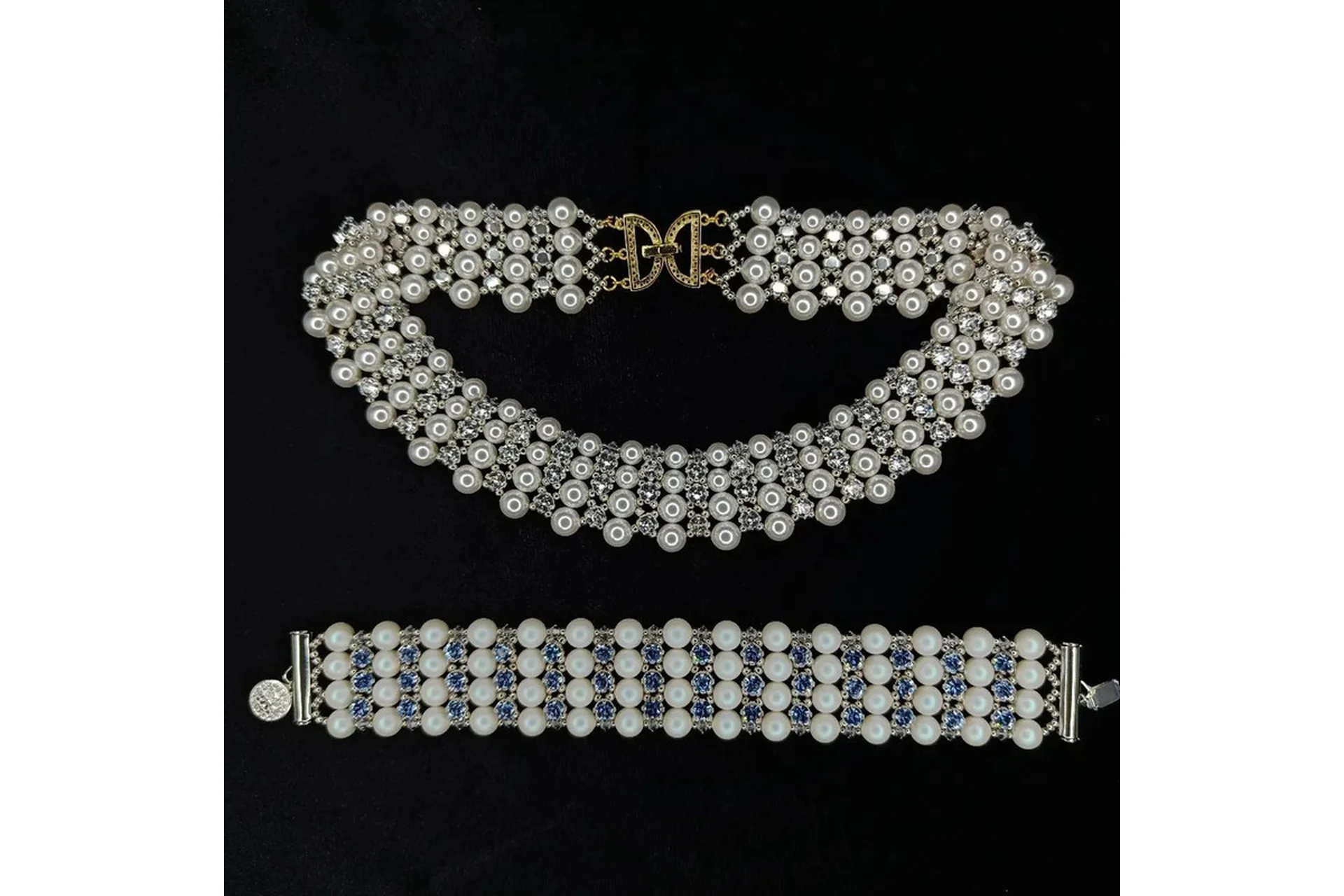 Мастер-класс Жемчужный браслет и колье (tatianaakhtiamova1982), фото 1 из 1.