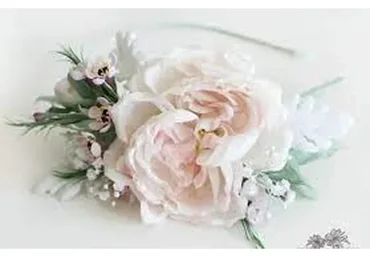 Композиция «Эстель»: свадебный ободок (Елена Курицына)