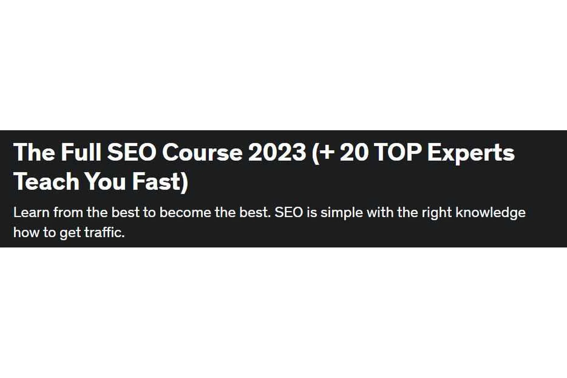 [Udemy] Полный курс SEO 2023 (Анатолий Улитовский), фото 1 из 1.