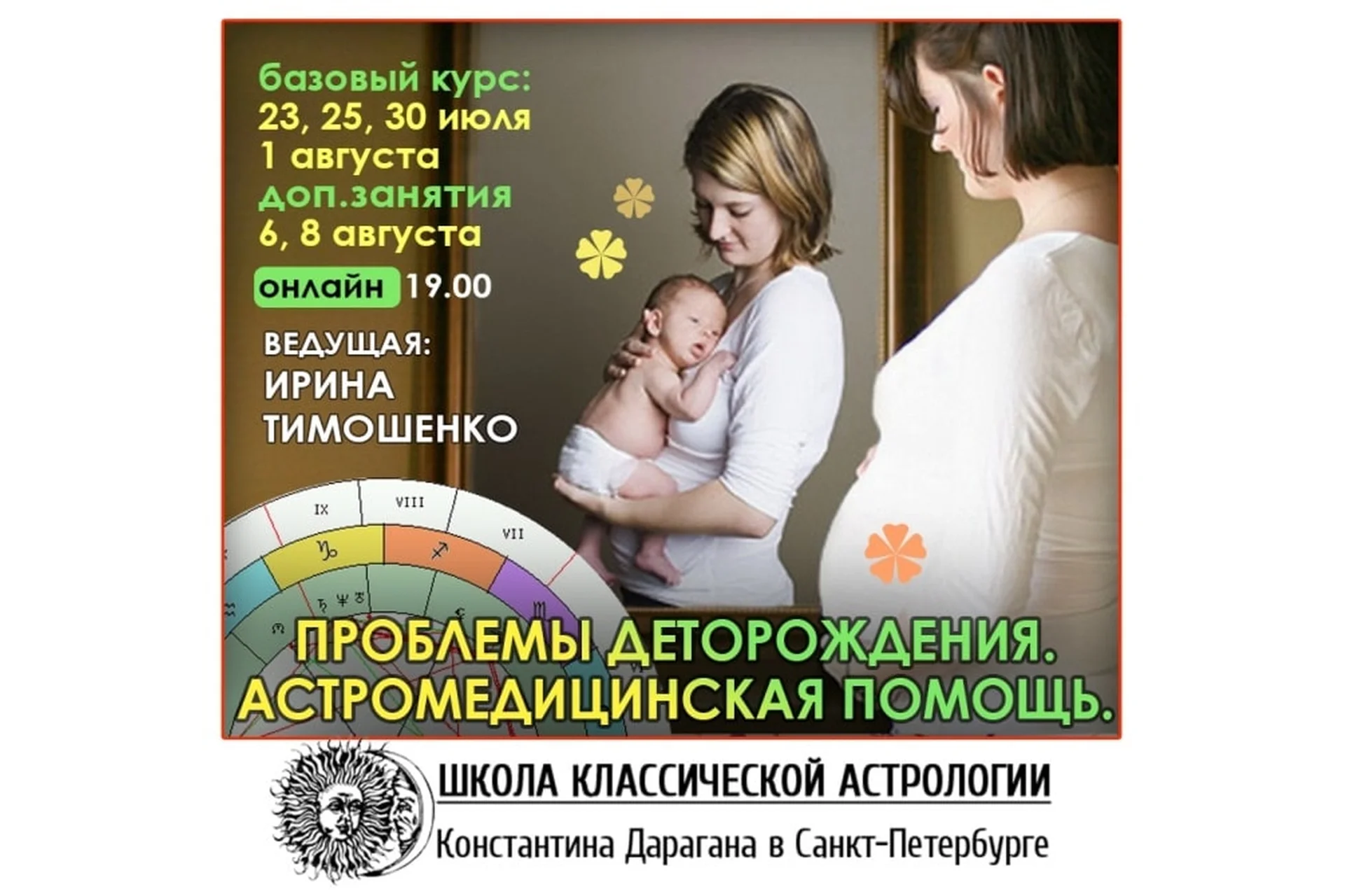 [Транскрибация] Проблемы деторождения. Астромедицинская помощь. Полный курс (Ирина Тимошенко), фото 1 из 1.