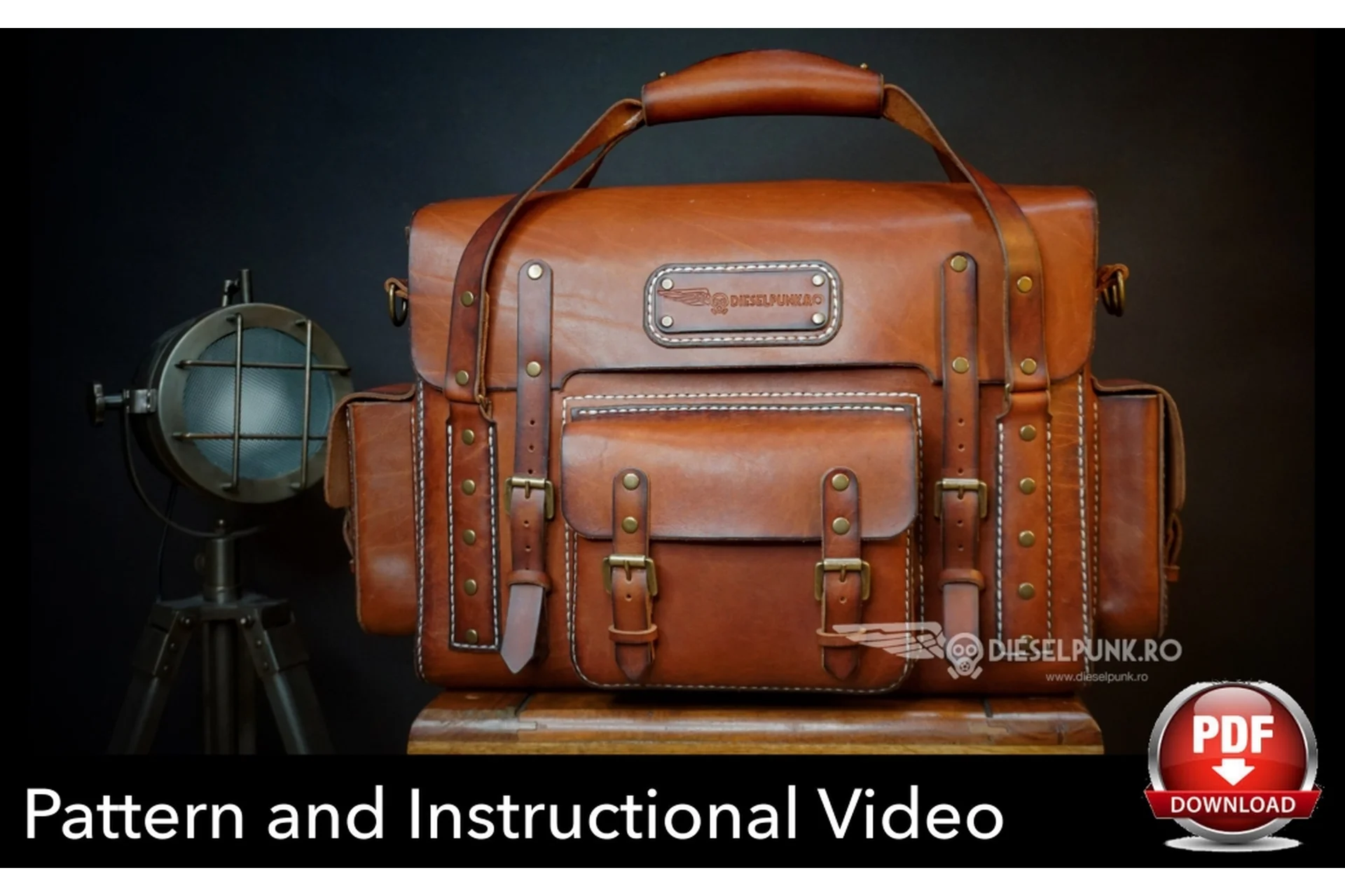 [DieselpunkRo] Выкройка сумки «Explorer Bag», фото 1 из 1.